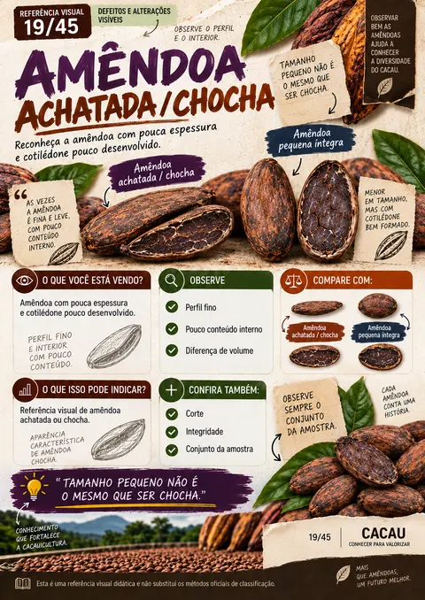 Amêndoa achatada chocha